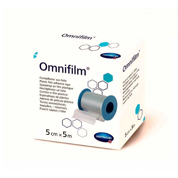 Пластырь Omnifilm фиксирующий на пленочной основе 5см х 5м.