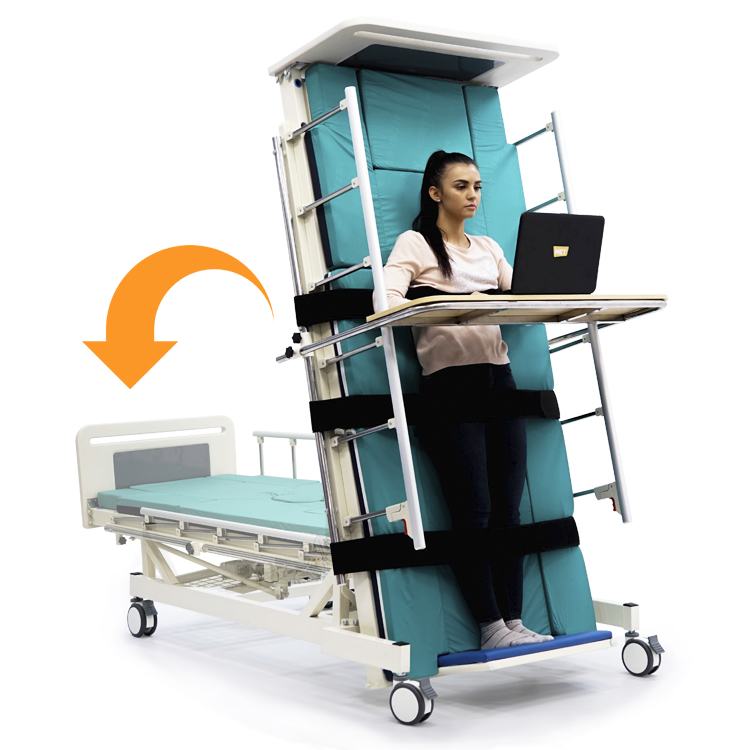 Кровать-вертикализатор электрическая Met четырёхсекционная с функцией переворачивания и туалетом Lift Up.