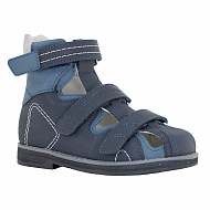 Сандали ортопедические Ортобум для мальчиков 81057-02 нордически-синие.