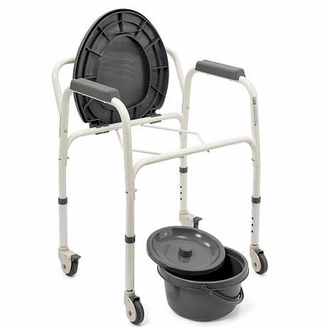 Кресло-туалет Barry на колесах WC101. Изображение 3 из 4