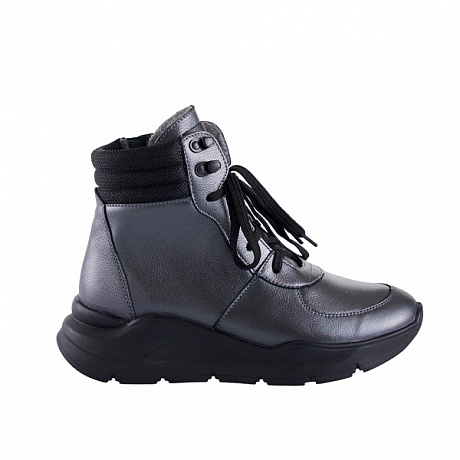 Полусапоги ортопедические Dr Thomas утепленные женские DTD-556-2 серый металлик. Изображение 3 из 5