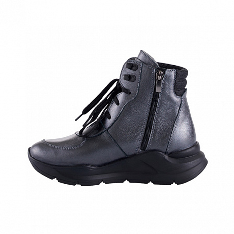 Полусапоги ортопедические Dr Thomas утепленные женские DTD-556-2 серый металлик. Изображение 4 из 5