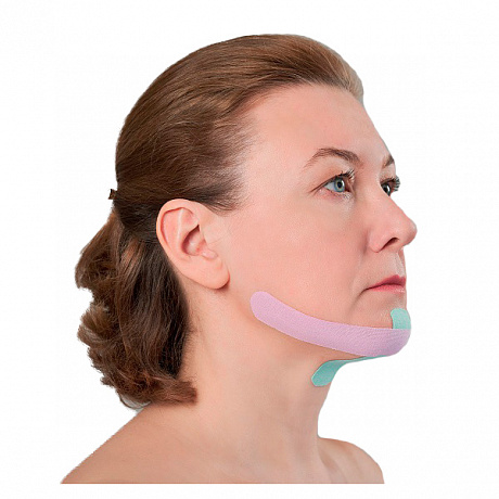 Кинезио тейп Bio Balance Tape Super Soft для лица 2,5см х 5м сакура. Изображение 3 из 3