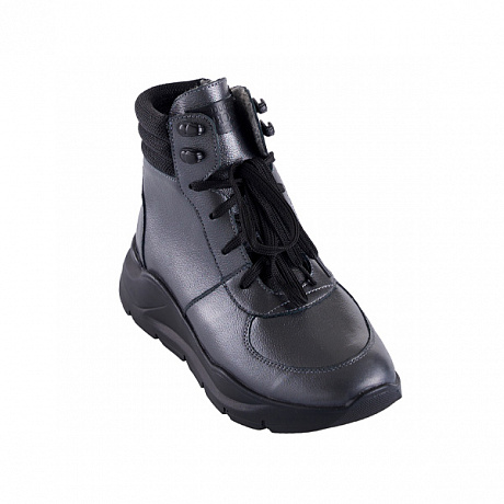 Полусапоги ортопедические Dr Thomas утепленные женские DTD-556-2 серый металлик. Изображение 2 из 5